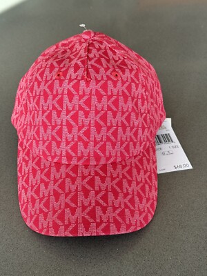 Michael Kors Designer Ladies Dark Pink Signature “MK” Ball 