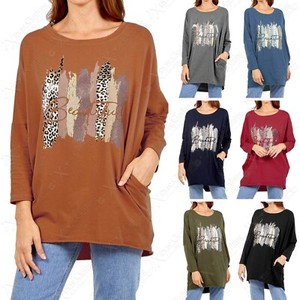 oversized leopard print sweatshirt