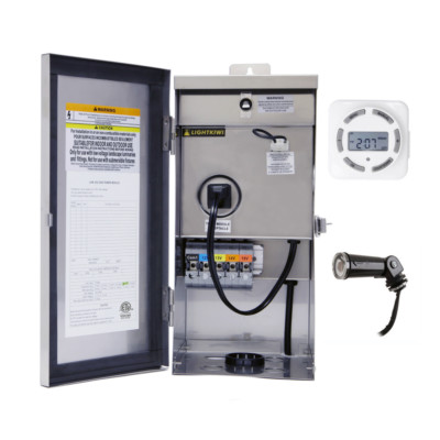 VOLT 600W Low Voltage Landscape Transformer With Timer/Photocell - 4 Voltage Taps (12V-15V) For Outdoor Lighting - View #6