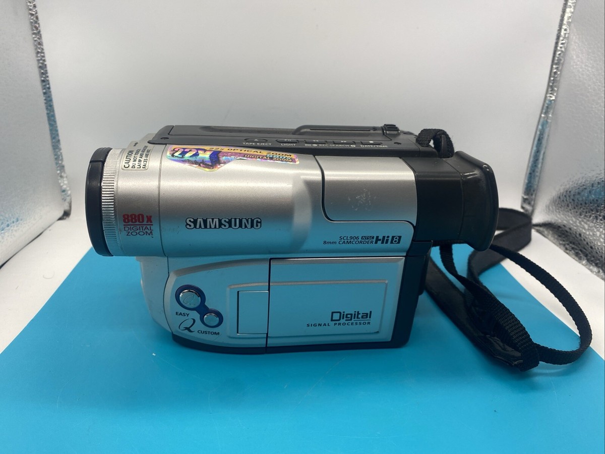 Samsung SCL906 Hi8 NTSC Video Camera Camcorder **No Charger Read Description