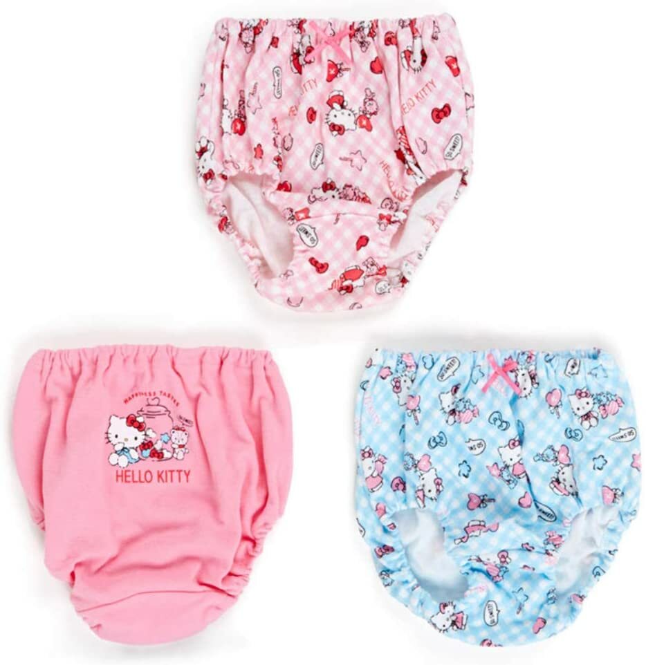 Sanrio Hello Kitty Girls Underwear Kids Shorts Set of 3 90Cm Cute Pink  Japan