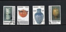S3099 Jamaïque 1993 Art Céramique 4v. Utilisé