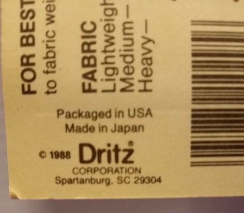 Dritz Standard Point Machine Needles Size 11,14 &16 Vtg 1988 Japan - Picture 4 of 6