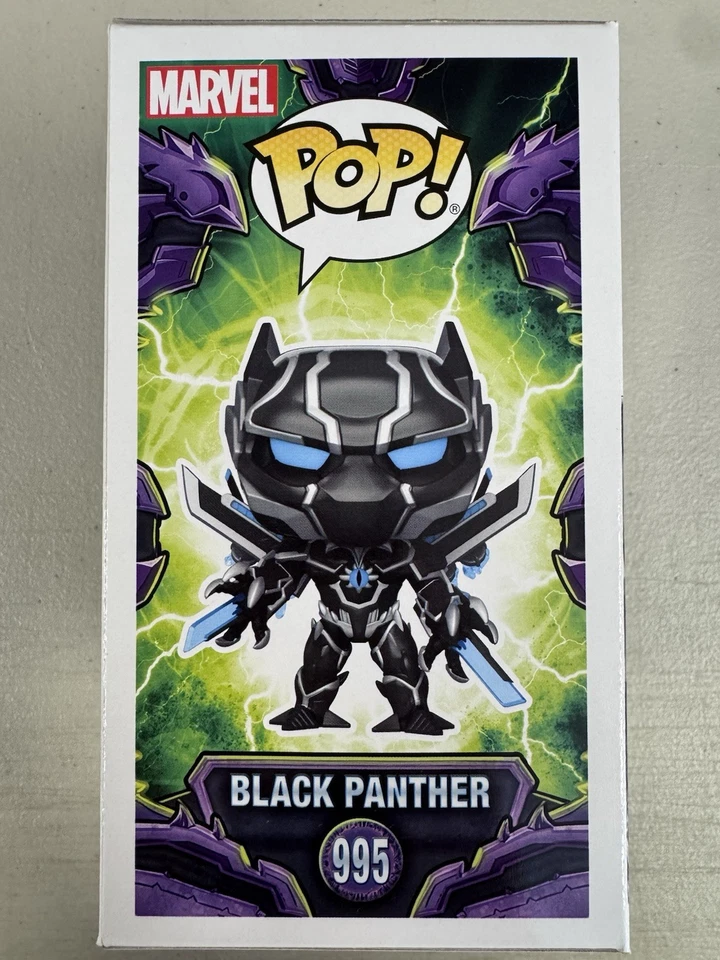Black Panther 995 ~ Marvel: Mech Strike - Monster Hunters ~ Vinilo Funko Pop Foto 4 de 4