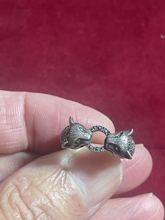 Rare Bague En Argent Massif Et Marcassites Taille 51/52