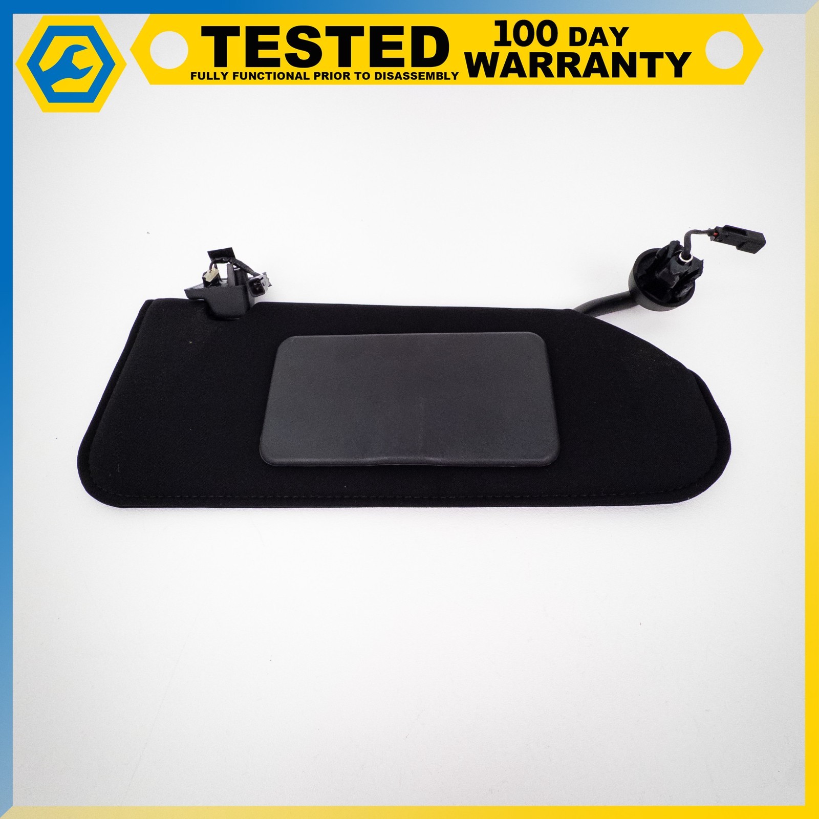 05-13 CHEVROLET CORVETTE C6 FRONT LEFT RIGHT SUN VISOR SHADE MIRROR LIGHT SET OE