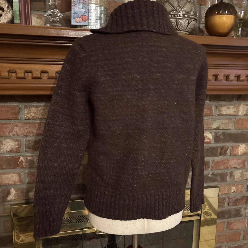 Suéter Karen Scott Mezcla Lana Pesada Marrón Talla Pequeña Foto 4 de 4