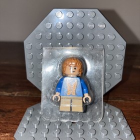 LEGO The Hobbit Bilbo Baggins DVD Blue Coat Minifigure 2013 Exclusive LOR057