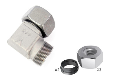 VOSS 90° TUBE UNION W-L-12