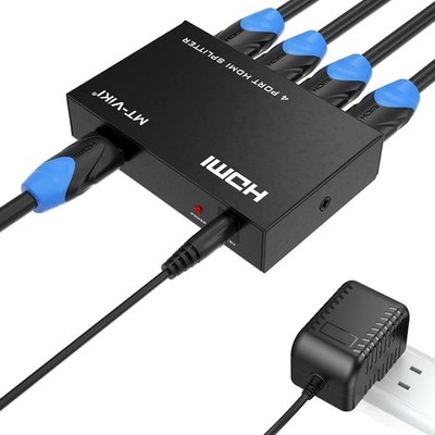 4K HDMI Splitter 1x4 4 Monitore 30 Meter Kabel 4K HD