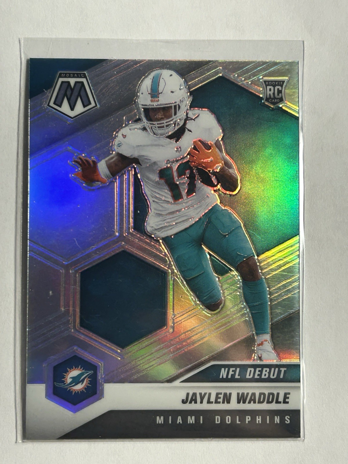 Jaylen Waddle RC 2021 Mosaic Silver #248