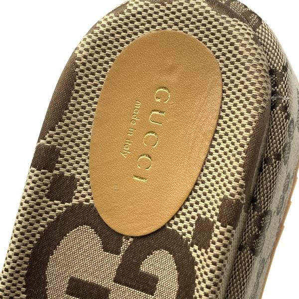 GUCCI 623212 UKO00 2580 Women's Platform Slide Sandals Size 37 Approx. 24cm Came thumbnail 8