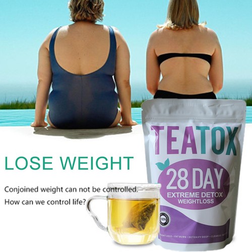 28 Bags 3g 28 Day Teatox Tea Detox Weight Loss Tea Slimming Tea Bags NOW - Photo 2/8