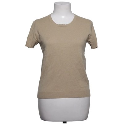 Uniqlo, Top, Größe: M, Beige, Einfarbig, Feinstrick, Damen #JeD