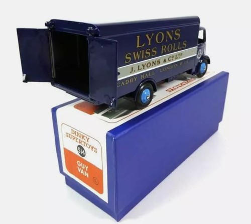 DINKY TOYS, GUY Van 4x2 LYONS SWISS ROLLS - Edizione Atlas, 1/43, DIN514 - Foto 4 di 4