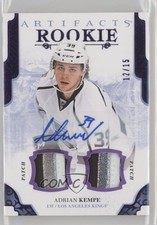 2017 Upper Deck Artifacts Rookies Purple Materials 12/15 Adrian Kempe Auto 4p5