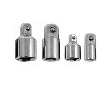 Ratchet Socket Adapter Socket Size Converter Tool Set 4 Piece 1/2" 3/8" 1/4"