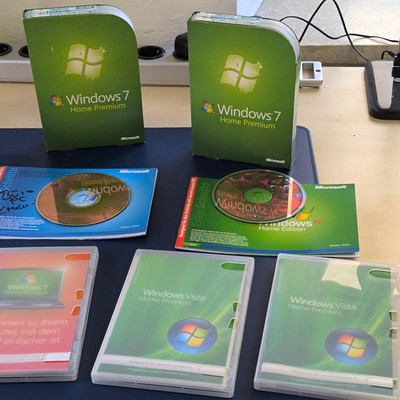 Konvolut Sammler Windows 7 Vista und XP  CD DVD 