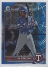 2022 Bowman Chrome Prospects Mega Box Blue Mojo Refractor Yeison Morrobel 18ia