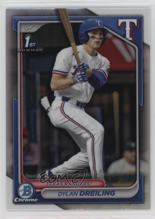 2024 Bowman Draft Chrome Refractor Dylan Dreiling #BDC-42 6tw