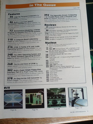 Vintage Byte Magazine June 1981 Radio Shack TRS-80 Mountain Computer Transwave - Picture 5 of 16