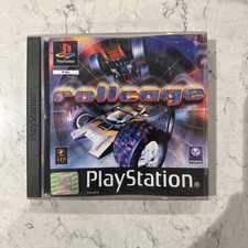 Sony PlayStation Rollcage Black Label Game for PS1 Complete with Manual VGC