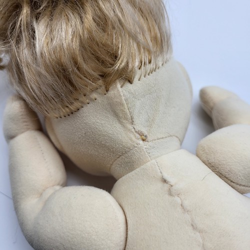 Muñeca My Child vintage azul verdoso ojos verdes cabello ceniza sin atuendo - Imagen 13 de 15