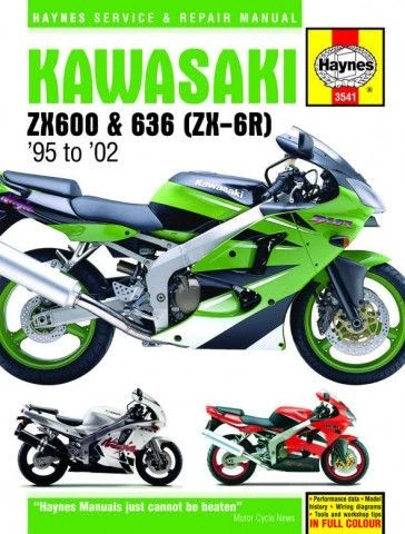 Kawasaki ZX600 ZX636 ZX-6R (95-02) Repair Manual Haynes