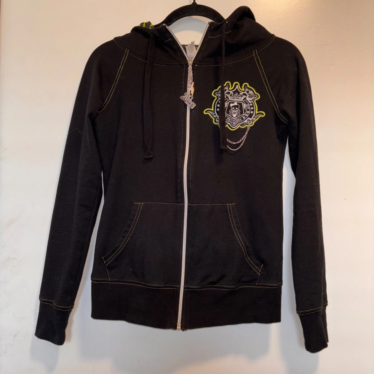 激レア　abbey dawn M size hoodie パーカー X-girl x Champion REVERSE WEAVE R STENCIL LOGO ZIP UP HOODIE