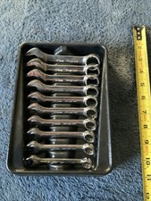 Snap On Stubby Wrench Set 10-19mm..good Shape.