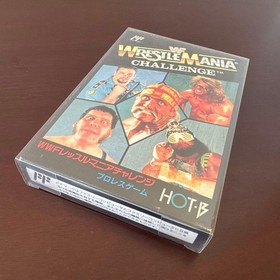WWF WrestleMania Challenge Hot-B Famicom Nintendo FC Japan Import Complete CIB