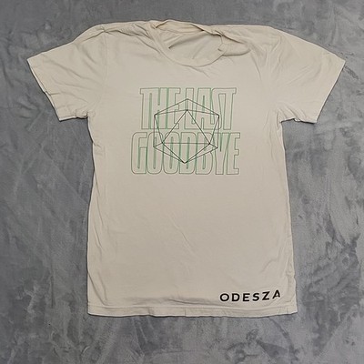 Odesza The Last Goodbye Shirt Mens Extra Small Tan Concert Tour EDM Music Merch