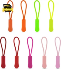 36 Pack Zipper Pulls Replacement Cord Extender for Backpacks, Purses, Handbags, 
