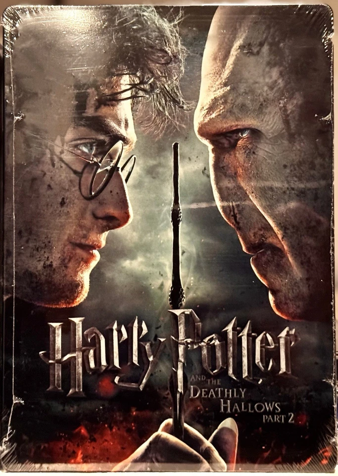 HARRY POTTER and the DEATHLY HOLLOWS 1 & 2 STEELBOOKS OOP RARE IMPORT SEALED NEW - Image 3 of 4