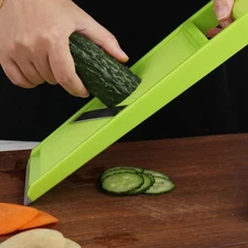 Vegetable Chip Maker Rustproof Stainless Steel Handheld Kitchen Chopper Food