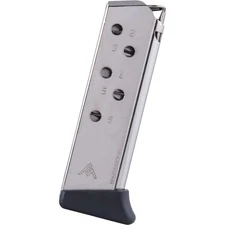 Mec-Gar 7-Round Magazine for Walther PPK Finger Rest .380 ACP MGWPPKFRN Nickel