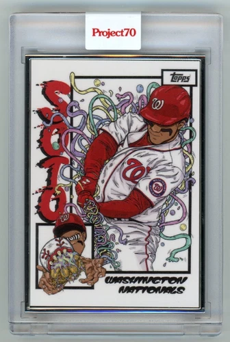 2021 Topps Project 70 Card #646 1984 Juan Soto Distortedd Artist Proof 42/51