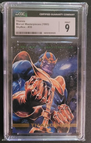 1993 Marvel Masterpieces Thanos #35 CGC 9