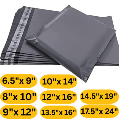 GRAU Postverpackungstüten Paketversandverpackung selbstklebend Versandtasche LL