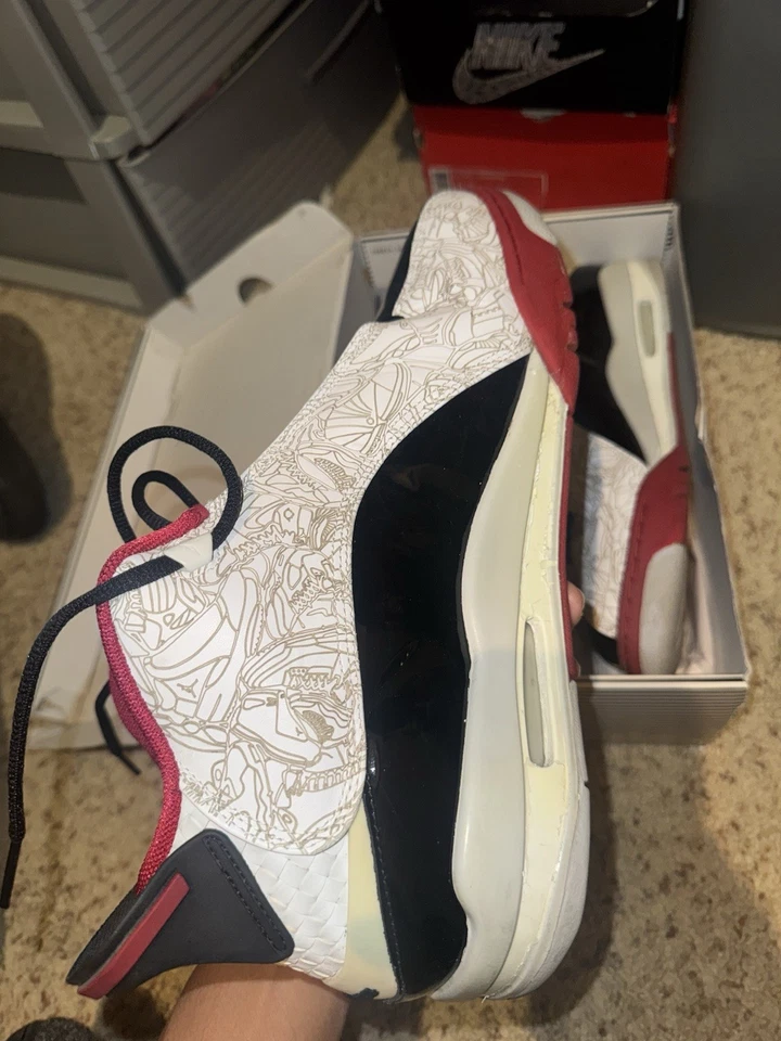 Air Jordan Dub Zero Rojo Universitario 2005 Talla 14 Foto 4 de 4