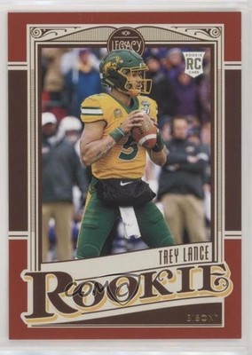 2021 Panini Legacy Rookies Red 19/299 Trey Lance #144 Rookie RC uk2