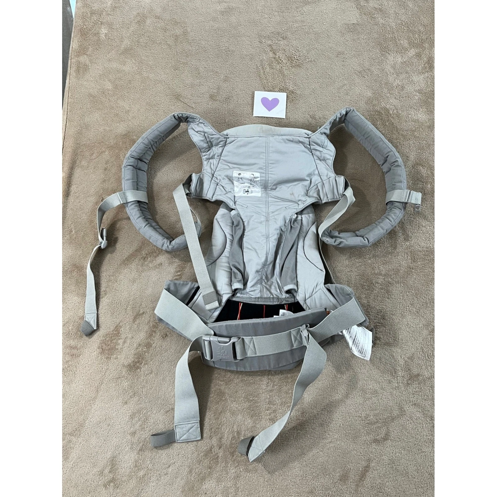 Ergobaby Omni 360 Baby Carrier Pearl Grey BCS360GRY All-In-One