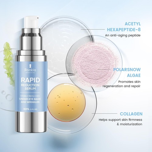 Crema Lifting Viso Istantaneo: Siero Occhi a Riduzione Rapida Rassoda Sotto Borse Occhi e Rughe - Foto 5 di 7