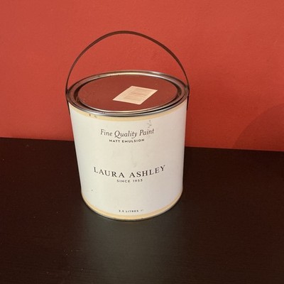 Laura Ashley Home feine Qualitätsfarbe weiß matt Dispersion 2,5 Liter nagelneu 