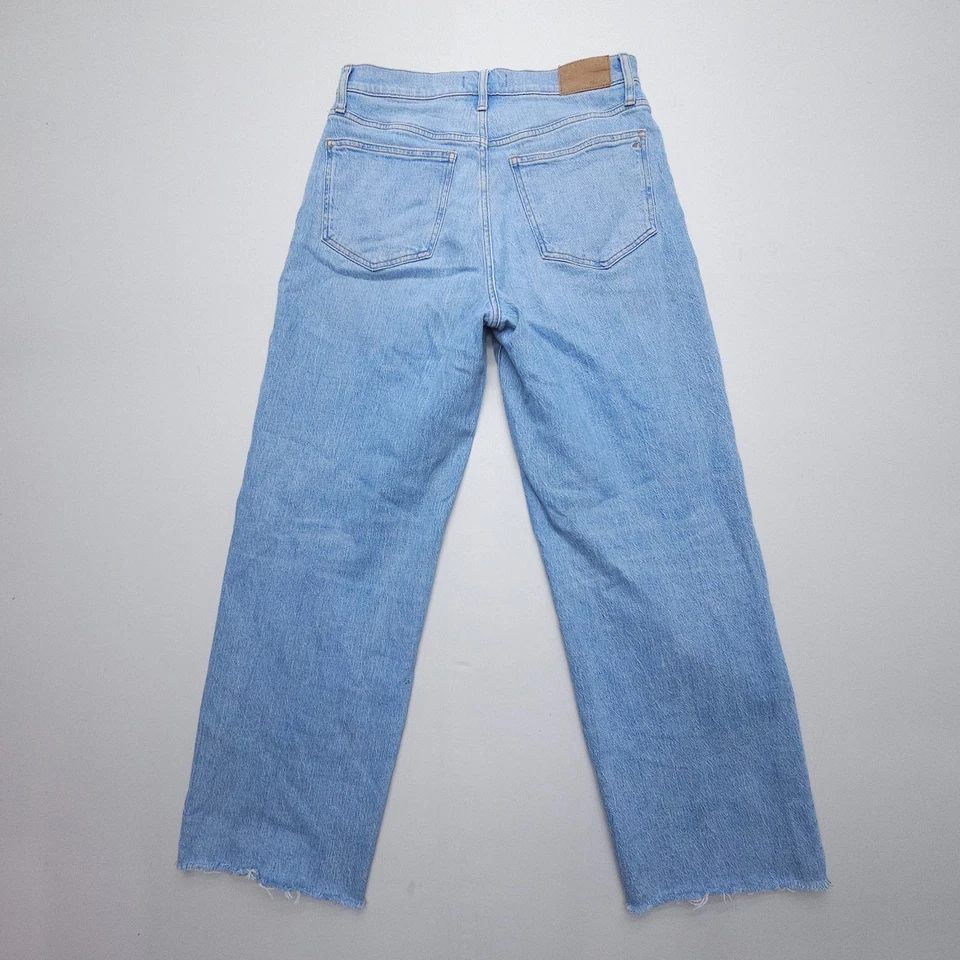 Madewell The Perfect Vintage Wide Leg Crop Jeans Size 29 T Blue 29" Inseam - Image 2 of 4