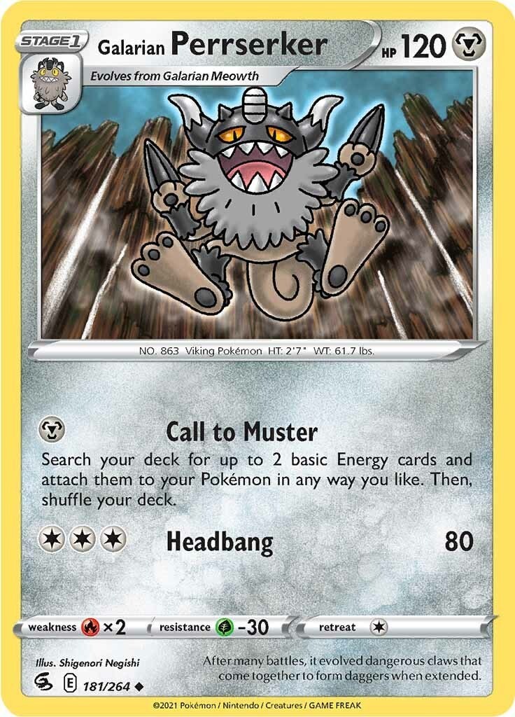Galarian Perrserker [SWSH08 - 181/264]