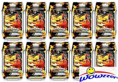 (10) Power Rangers Guardians of Justice Factory Sealed Blister Pack-100 Cards!