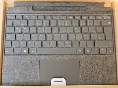 Microsoft Surface Signature Tastatur OHNE PEN Typecover Pro X, Pro 8, Pro 9 grau