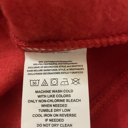 Sudadera con Capucha Chicago Blackhawks Para Hombre Mediana Roja Negra Con Logo Fanáticos - Imagen 9 de 10