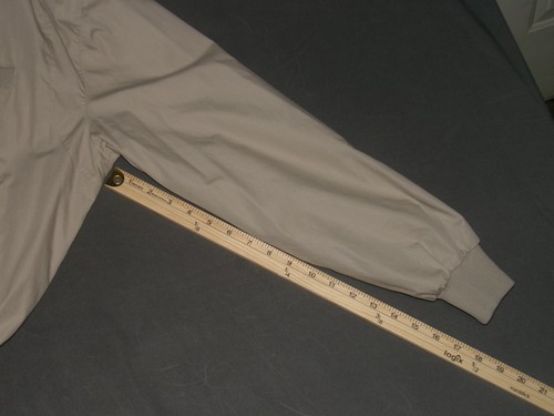 VTG Members Only Jacket Mens Size 40 Full Zipper Tan Retro Pockets - Picture 4 of 9